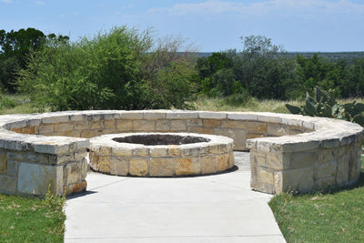 View of old ruins