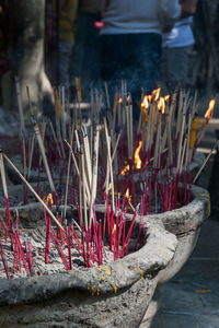 Incense for worship benedictine abbey.
