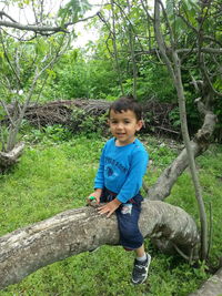 Full length portrait of boy