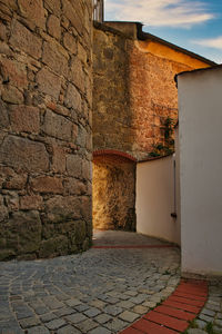 Entrance of historic building