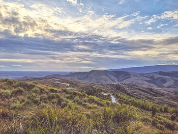 Scenic view of landscape against sky