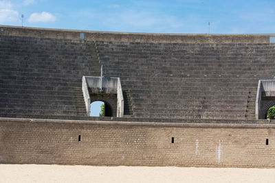 Low angle view of building against sky