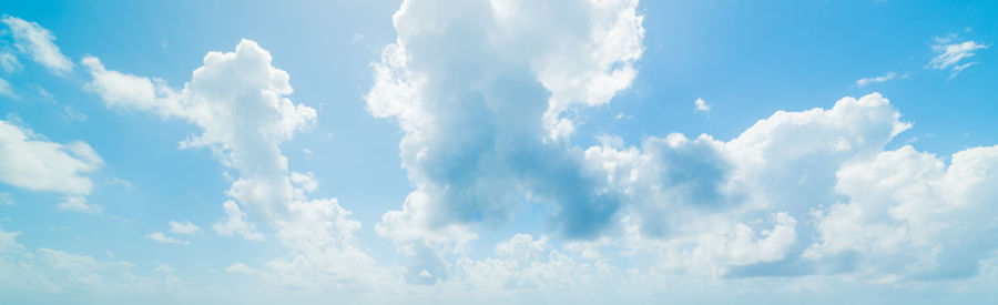 Low angle view of clouds in sky