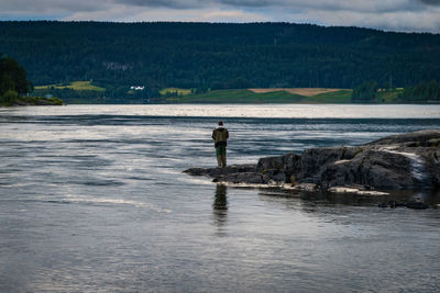 Scenic view of calm sea