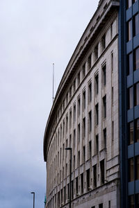 Low angle view of building against sky