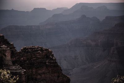 Rock formation in mountains