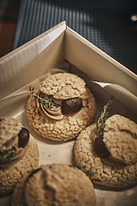 Close-up of cookies