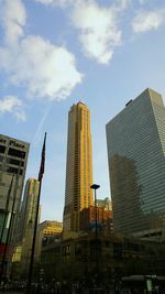 Low angle view of modern building