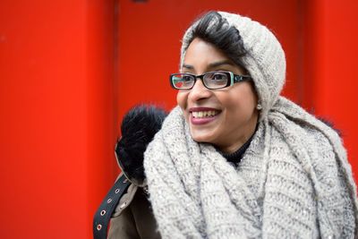 Portrait of young woman