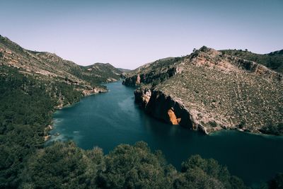 Scenic view of lake