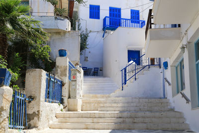 Staircase outside building