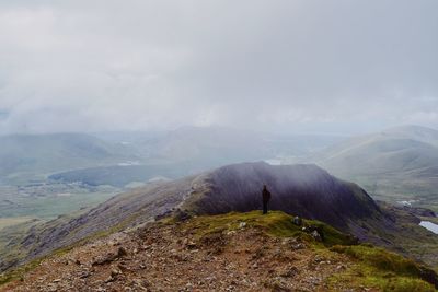 Mount snowdon in the fog