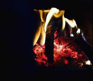 Close-up of fire