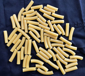 High angle view of bread on table