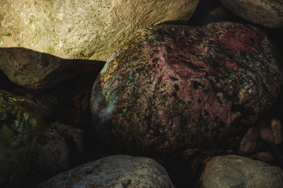 Close-up of rocks