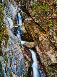 Autumn on the rindbach waterfall