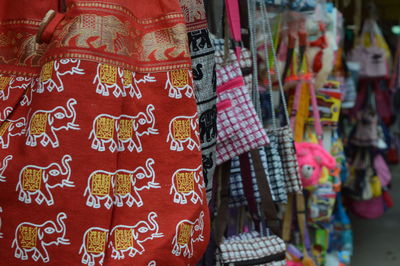 Close up of red flower