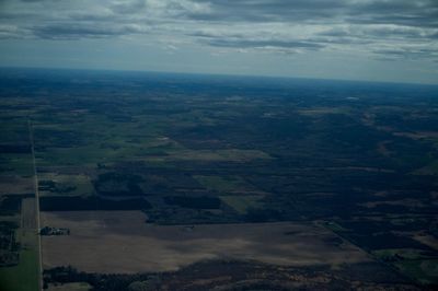 Aerial view of landscape