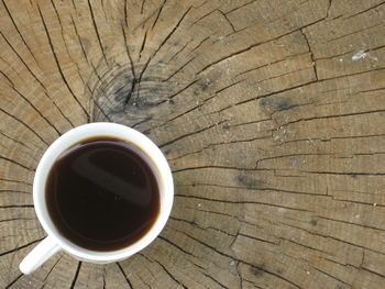 Close-up high angle view of black tea