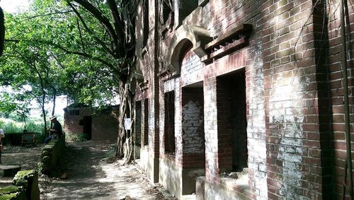 View of old ruin building