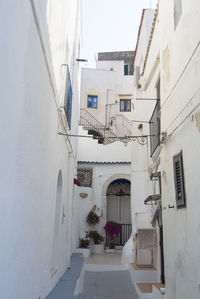 Alley amidst buildings in town