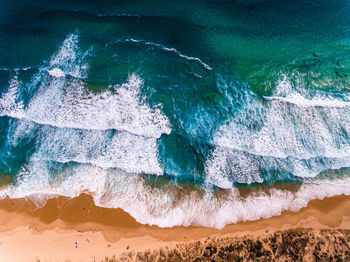 Aerial view of beach