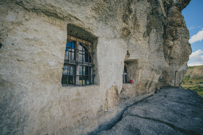 Low angle view of old building