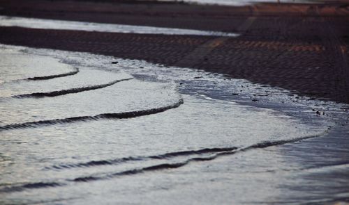 High angle view of road by street