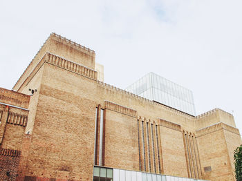 Low angle view of historical building against sky