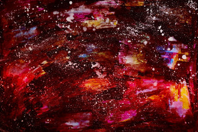 Abstract image of fire at night