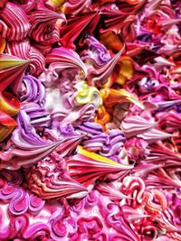 Full frame shot of colorful sale