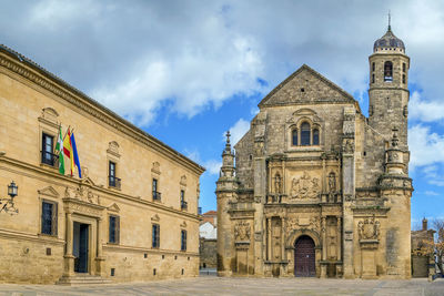 Renaissance holy chapel of the saviou is considered a masterpiece in the region, ubeda, spain