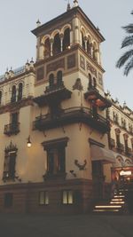 Low angle view of building against sky