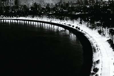 View of bridge over river