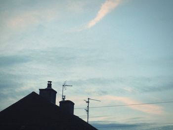 Low angle view of building against sky