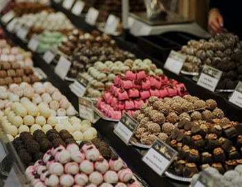 Various fruits for sale at market