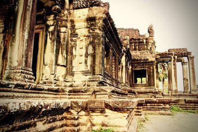Low angle view of old building
