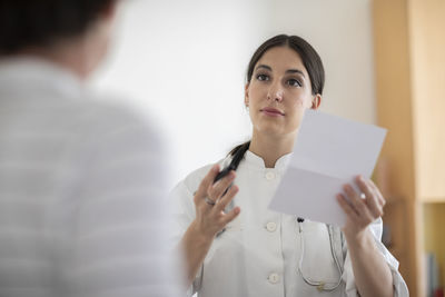 Young female doctor in a practice