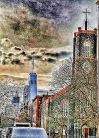 View of church against sky