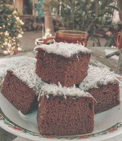 Close-up of cake