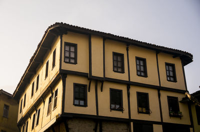Low angle view of building against sky