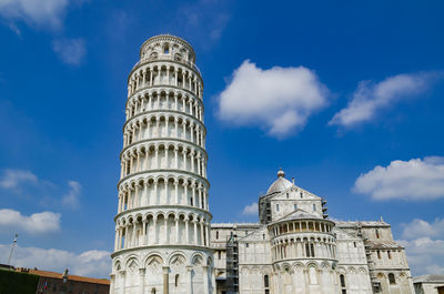 Low angle view of historical building against sky