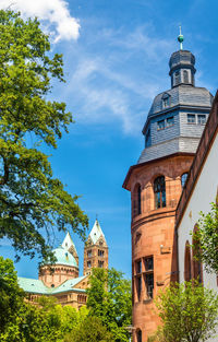 Low angle view of building against sky