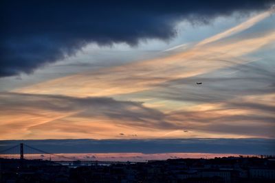 Scenic view of sunset sky