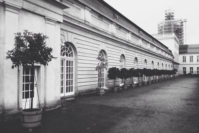 Facade of historic building