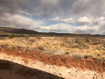 Scenic view of landscape against sky