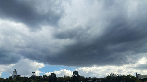 Low angle view of cloudy sky