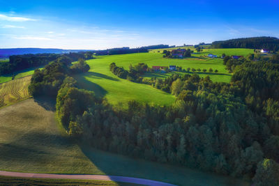 Panoramic view of landscape against sky