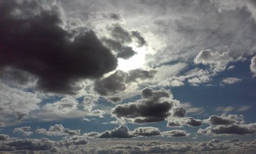 Scenic view of cloudy sky