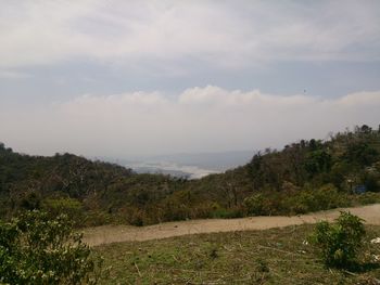 Scenic view of landscape against sky
